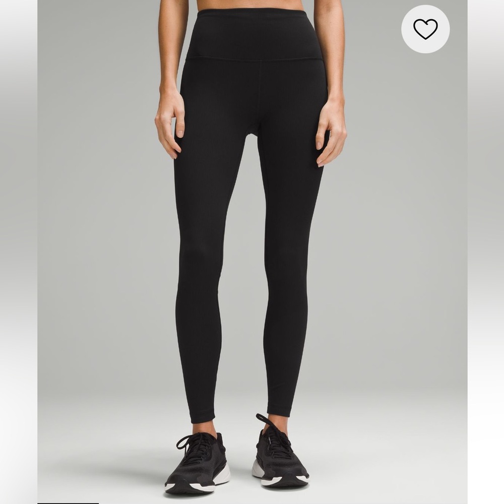 Lululemon Wunder Train High-Rise Ribbed Tight 28” Sz 8